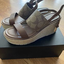 Coach Wedge Heels Size 7