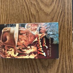 Original Indiana Jones Movie Vcr