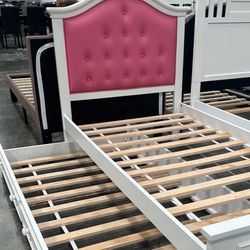 Twintwin Size Pink Trundl3 With Orthopedic Matres!!!!