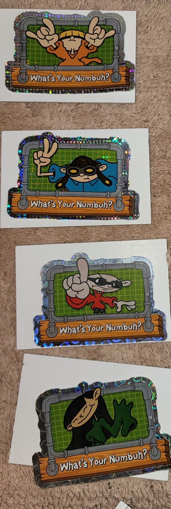 Cartoon Network "Kids Next Door Stickers