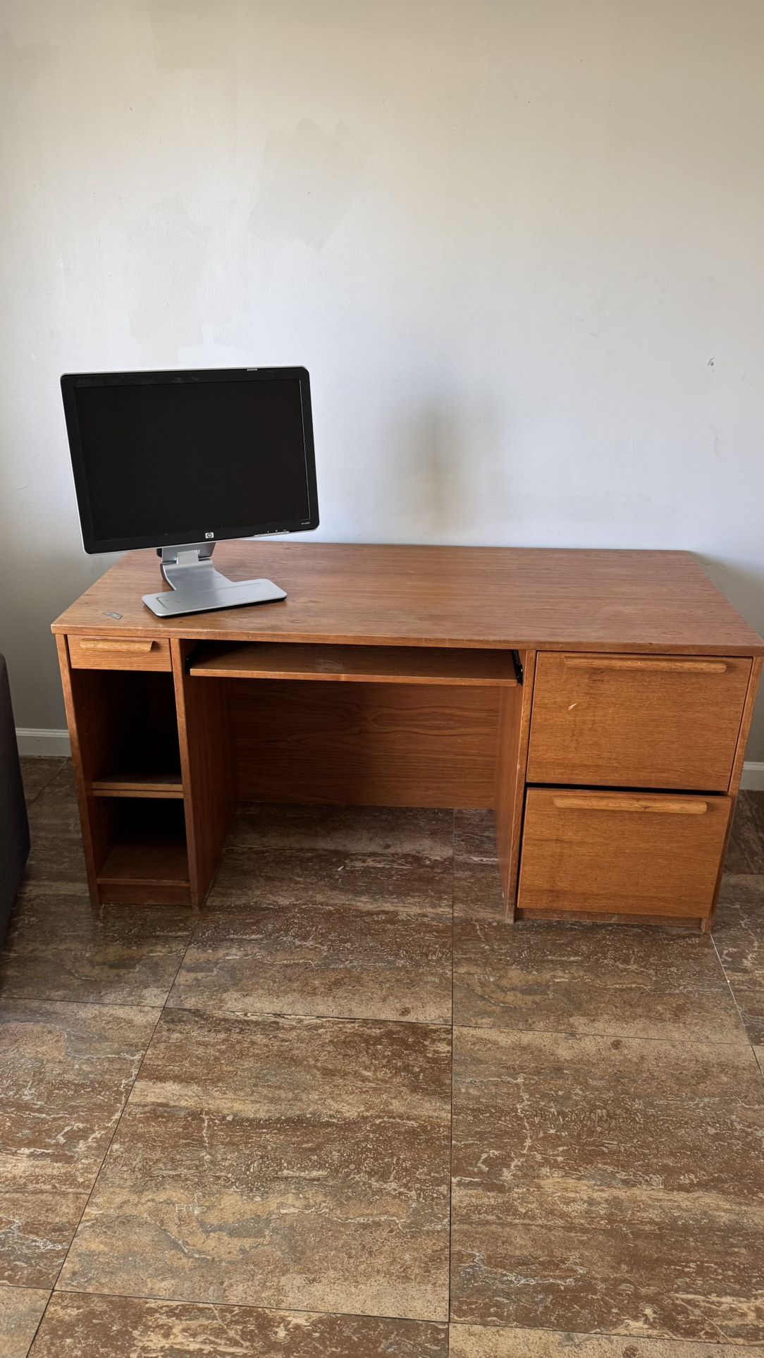 Wood Computer Desk For Cheap!