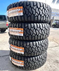 4 NEW ARROYO 265/70/17 RUGGED TERRAIN TIRES $565 CASH TOTAL‼️ FREE INSTALL‼️