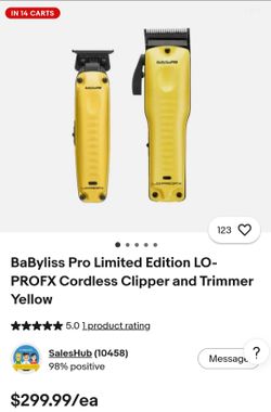 Babyliss clippers and trimmer 100 bucks first come first serve
