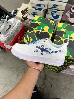 Bape Sta Low ABC Camo White Blue