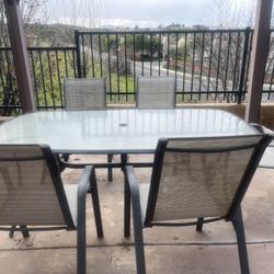Patio Table With Chairs 