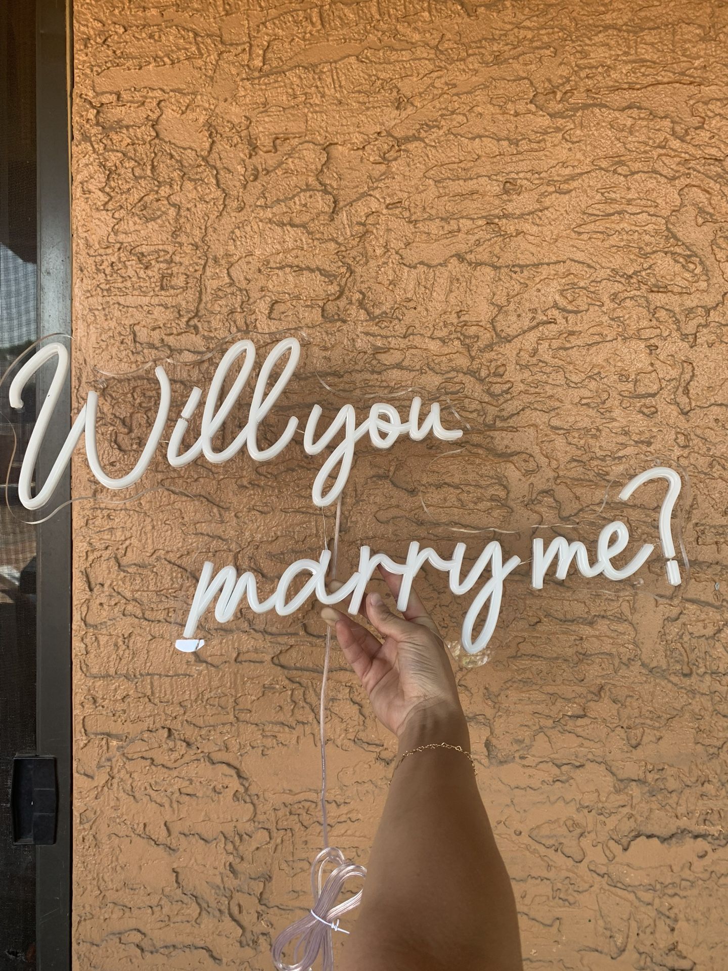 Will You Marry Me Neon Sign
