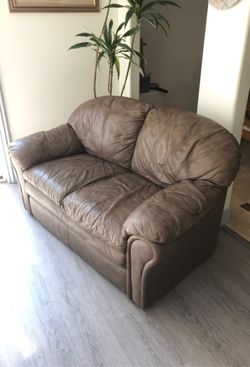 Leather couch