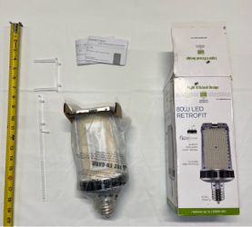 Light Efficient Design LED-8089M345D-G4 80W LED Retrofit Lamp FlexColor CCT Switchable 3000K 4000K 5000K EX39 Mogul Screw Base Replaces 250W HID Metal