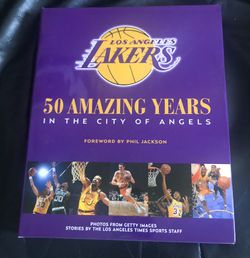 Los Angeles Lakers 50 Amazing Years Book Brand New