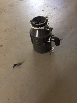 Sink and the garbage disposal