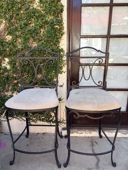Iron barstools