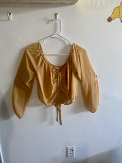 Crop Top Sheer Blouse