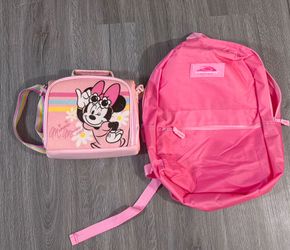 Backpack, lunch bag, books (Free)