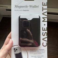 -Mate – Magnetic Wallet/Card Holder - Designed for MagSafe Compatible iPhones and Cases – Made with Vegan Leather, Holds up to 3 Cards & Cash