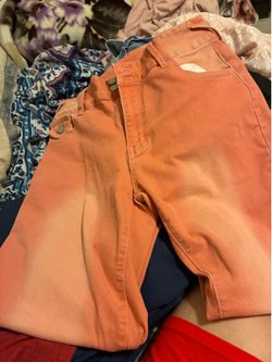Women’s extra large coral jeans