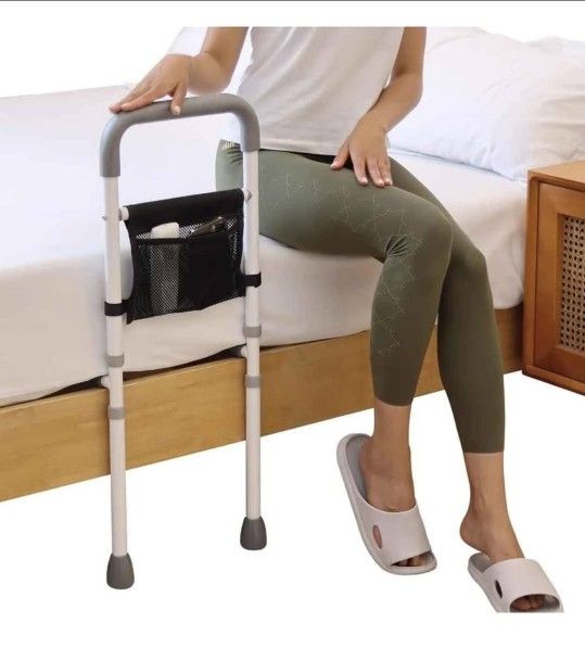 NEW! Bed Assist Rail Universal Size (White & Grey)