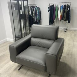 Italian Leather armchairs 