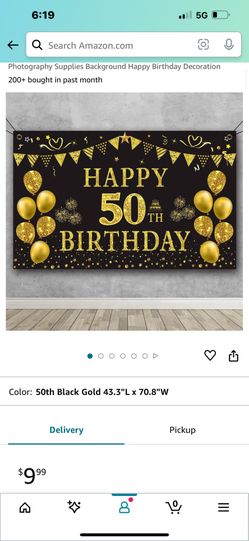 50th Birthday Banner 