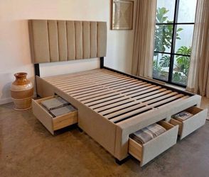 Bed with drawers. New