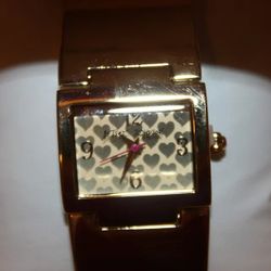 Betsey johnson deals gold watch