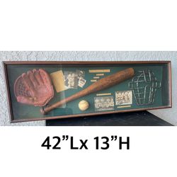 History of Baseball shadowbox