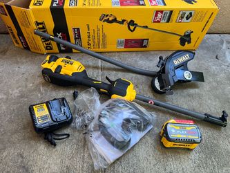 DEWALT FLEXVOLT 60V MAX 7.5 in. Cordless Battery Powered Attachment Capable Edger Kit with FLEXVOLT 9Ah Battery & Charger