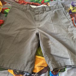 Grey Dickies Relaxed Fit Shorts