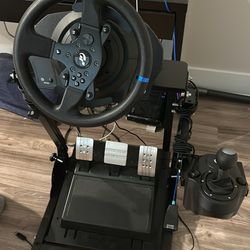 Thrustmaster gt300rs full racing sim comes with everything 