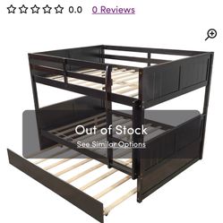 Full/ Full Bunk bed As Pictured  
