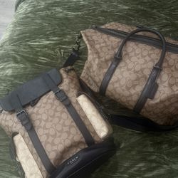 Coach Backpack And Carry On