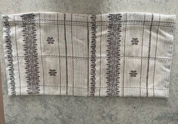 Two West Elm Pillow Covers