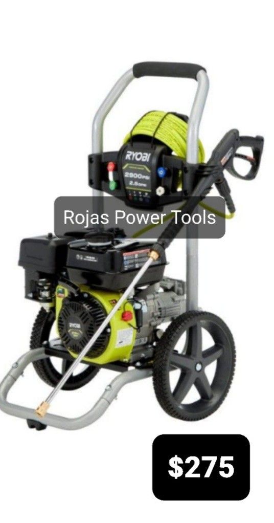RYOBI GAS PRESSURE WASHER 2900PSI