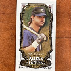 TOPPS 2024 ALLEN & GINTER DON MATTINGLY [MINI] #294