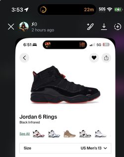 JORDAN 6 RINGS