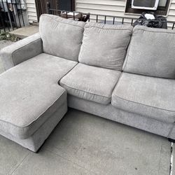 Ashley HomeStores Gray L-Shape Sectional Sofa