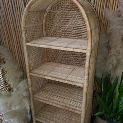 Vintage Wicker Shelf 