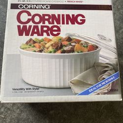 New In Box 2 And 1/2 Quarts Corning Ware