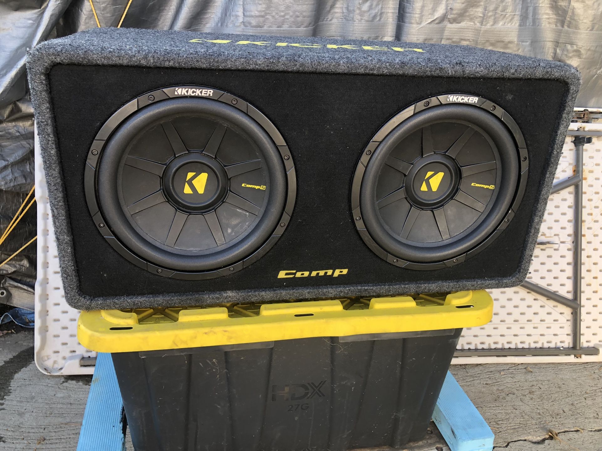12 Inch Kicker S Subwoofer Ported Original Box 
