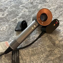 Dyson Supersonic Hair Dryer Origin Nickel Copper Fast Drying