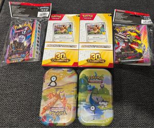 Pokémon TCG Bundle – Tins, Knock Out Collection & Booster Packs