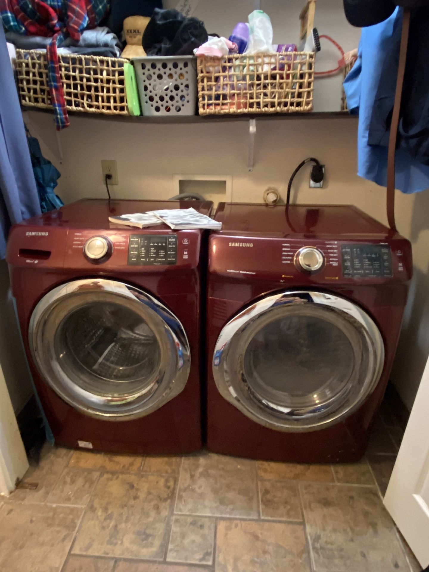 Selling Samsung Dryer.  It Is In Great Condition.   Works Perfectly.   Washer Can Be Taken For Free.  