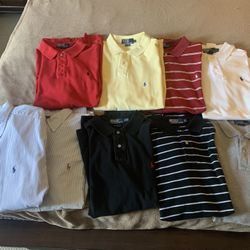 Lot of Ralph Lauren Polo Shirts 