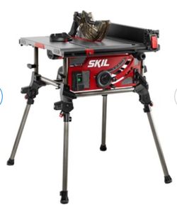 SKIL 10-in 15 -Amp 120 -Volt Portable Jobsite Table Saw with Folding Stand
