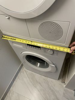 Bosch ascenta on sale stackable washer dryer
