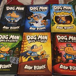 6 Dog Man Series Books ( Price Adjustable)