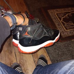 Red Black And White 11s. Size 13.