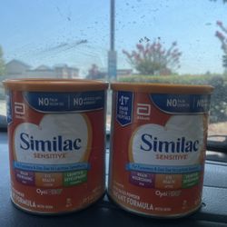 (2) Similac Sensitive 12.5oz