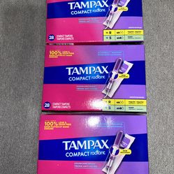 Tampax compact radiant 28ct