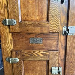 Antique Wooden Ice Box