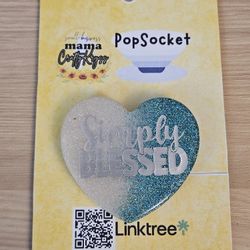 Simply Blessed Popsocket Phone Accessory 